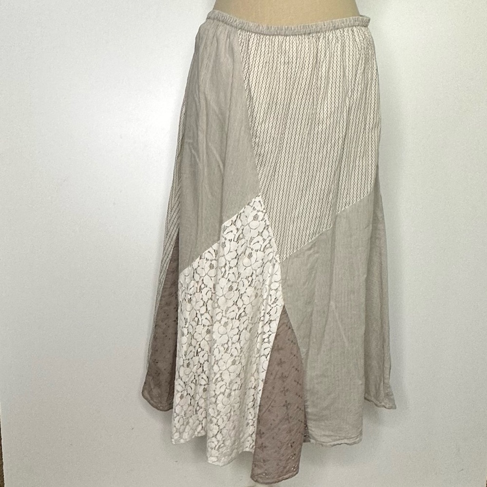 Patchwork midi skirt Medium - Picture 3 of 16